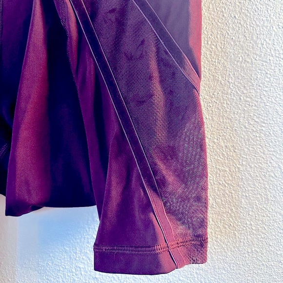 EUC s6•Burgandy Lululemon Wunder Under High-Rise Tight | Lace & Velour accents - Picture 10 of 17